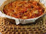 Tarte thon, tomate et moutarde