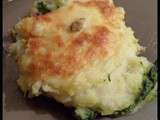 Hachis parmentier aux epinards