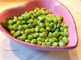 Petits pois à la menthe cuits à la vapeur #vegan