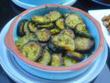 Salade de Courgettes aux épices marocaines