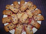 Financiers aux groseilles et aux framboises