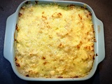 Gratin chou-fleur, pommes de terre et béchamel