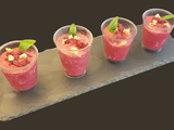 Mousse de betterave rouge au chèvre. Une recette de verrine au fromage frais