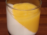 Panna cotta à la mangue fraiche