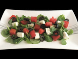 Salade pastèque feta. Une recette d’entrée froide estivale et gourmande