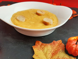 Soupe de courge muscade au lait de coco. Une recette pour Halloween