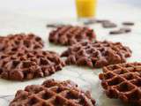 Brownies façon gaufres aux noix de macadamia