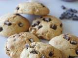 Cookies sans beurre à la purée d'amande et aux pépites de chocolat