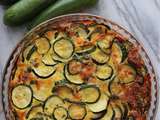 Flan de courgettes au basilic