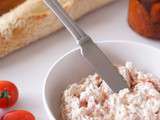 Rillettes de saumon aux tomates confites