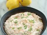 Rillettes de saumon frais aux oignons nouveaux