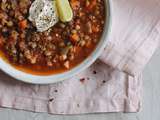 Soupe végétarienne (ou non) aux lentilles & légumes, rapide et ultra-simple