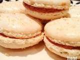 Macarons façon Bounty selon la recette de Christophe Michalak