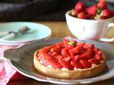 Tarte aux fraises à la crème diplomate