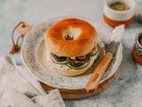 Bagels aux figues, chèvre & miel