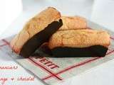 Financiers orange chocolat