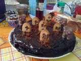 This is Halloween # 2 : Gâteau cimetière au chocolat