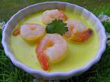 Crevettes exotiques coco gingembre (thermomix)