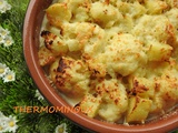 Gratin chou-fleur, pommes de terre a l' extra crisp (cookéo et thermomix)