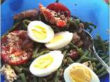 Salade de haricots verts : niçoise à la façon de Sylvia Gabet (Thermomix)