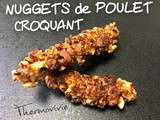 Nuggets de poulet croquant aux amandes et noisettes