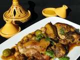 Tajine de poulet aux olives