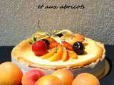 Tarte au fromage blanc et aux abricots