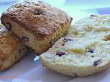 Scones aux cranberries