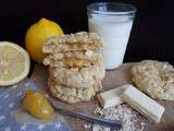 Cookies aux flocons d’avoine fourrés au lemon curd