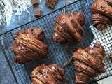 Croissant tout chocolat, fourré au nutella