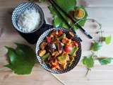 Curry jaune de légumes au lait de coco et moutarde