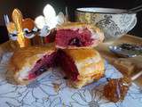 Galette des rois fleur de geisha (cerise et amande)