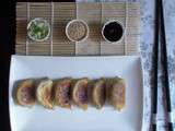 Gyoza au confit de canard (raviolis grillés)