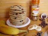 Pancakes banane-pépites de chocolat