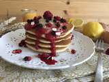 Pancakes fourrées au lemon curd