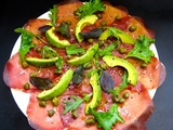 Bresaola aux avocats