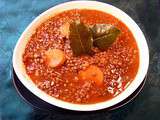 Lentilles en sauce tomate