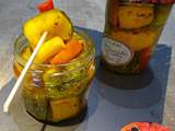 Pickles de courgettes au curry