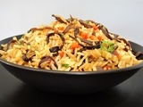 Riz thaï au wok