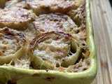 Gratin de poireaux thym & parmesan