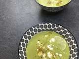 Velouté de petits pois lait de coco & curry