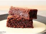 Brownie fondant amande noisette