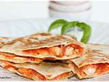 Quesadillas poulet tomate fromage