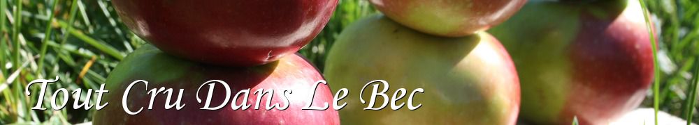 Recettes de Tout Cru Dans Le Bec