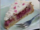 Tarte framboises, amandes et chantilly vanillée