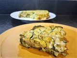 Omelette italienne au four : courgettes et fromage fondant