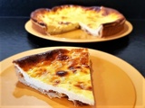 Tarte hongroise au fromage blanc, raisins secs et zestes de citron