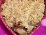 Crumble de pomme spéculoos, tout en douceur