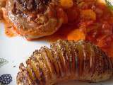 Pommes de terre au four à la suedoise (Hasselback potatoes)