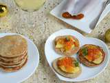 Blinis sarrasin poutargue et beurre citron